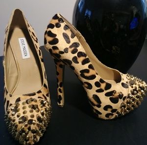Steve Madden Leopard Platform Heels